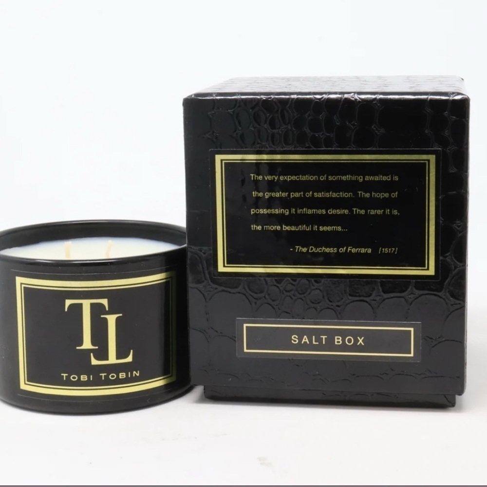 Candle Tobi Tobin Salt Box 4 oz candle
